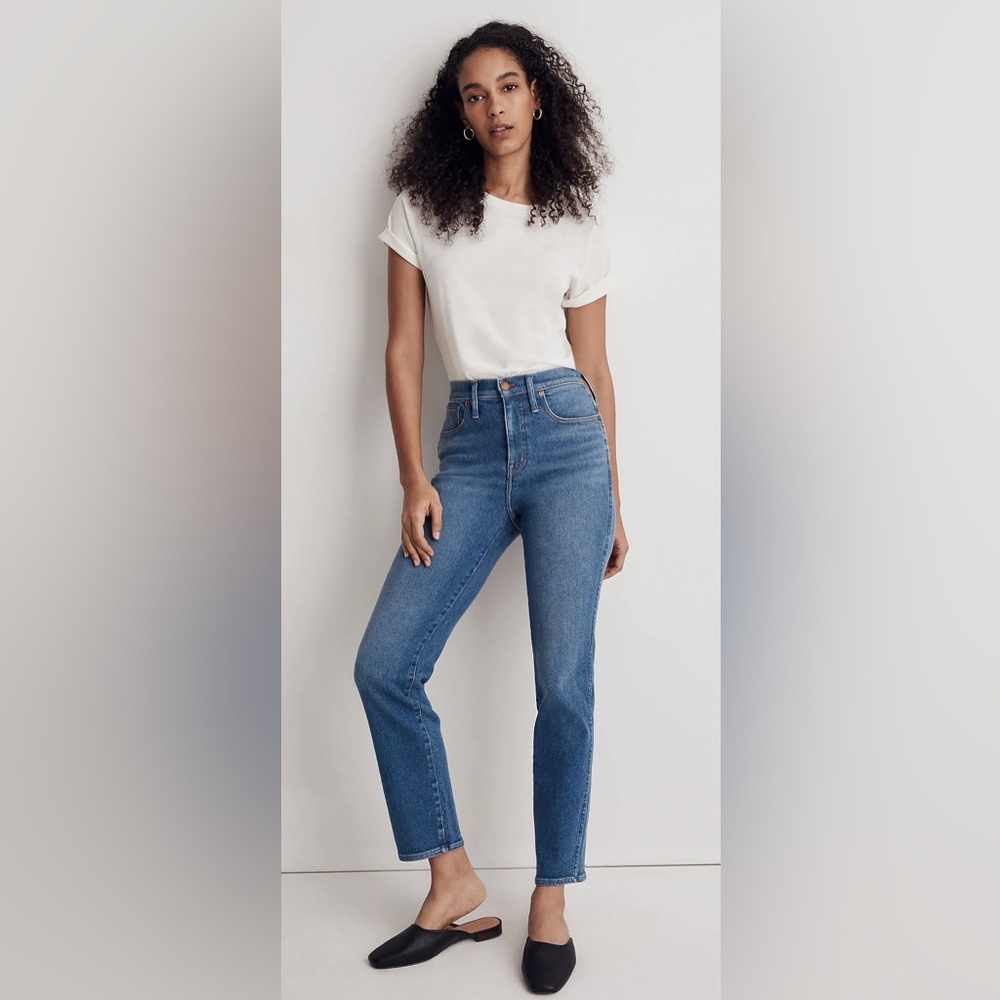 Stovepipe High-waisted blue jeans by Madewell - tall